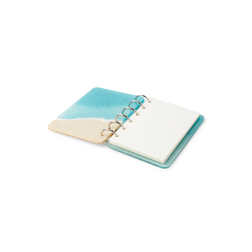 Ocean Green Notebook [White Sand]