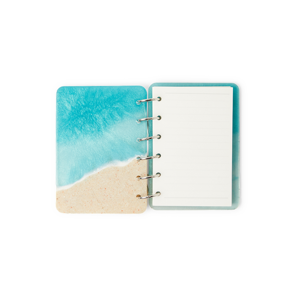 Ocean Green Notebook [White Sand]