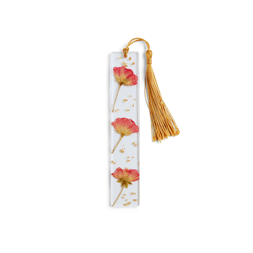 Floral Bookmark (Red)