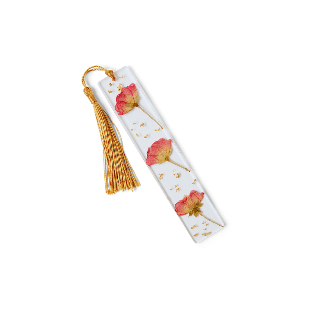 Floral Bookmark (Red)